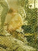 Anders Zorn i wikstroms atelje Sweden oil painting artist